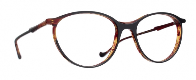 Caroline Abram CLOTILDE - BLACK / HAVANA ACETATE 671 - CLOTILDE